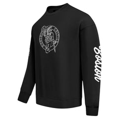 Boston Celtics Pro Standard Paint the City Drop Shoulder Sweatshirt - Black on sale