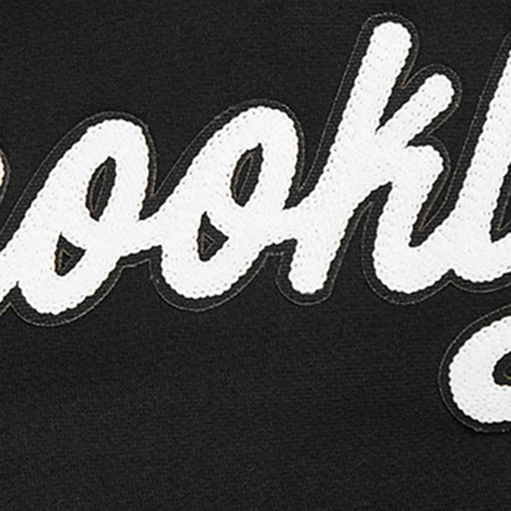 Brooklyn Nets Pro Standard Paint the City Drop Shoulder Sweatshirt - Black outlet