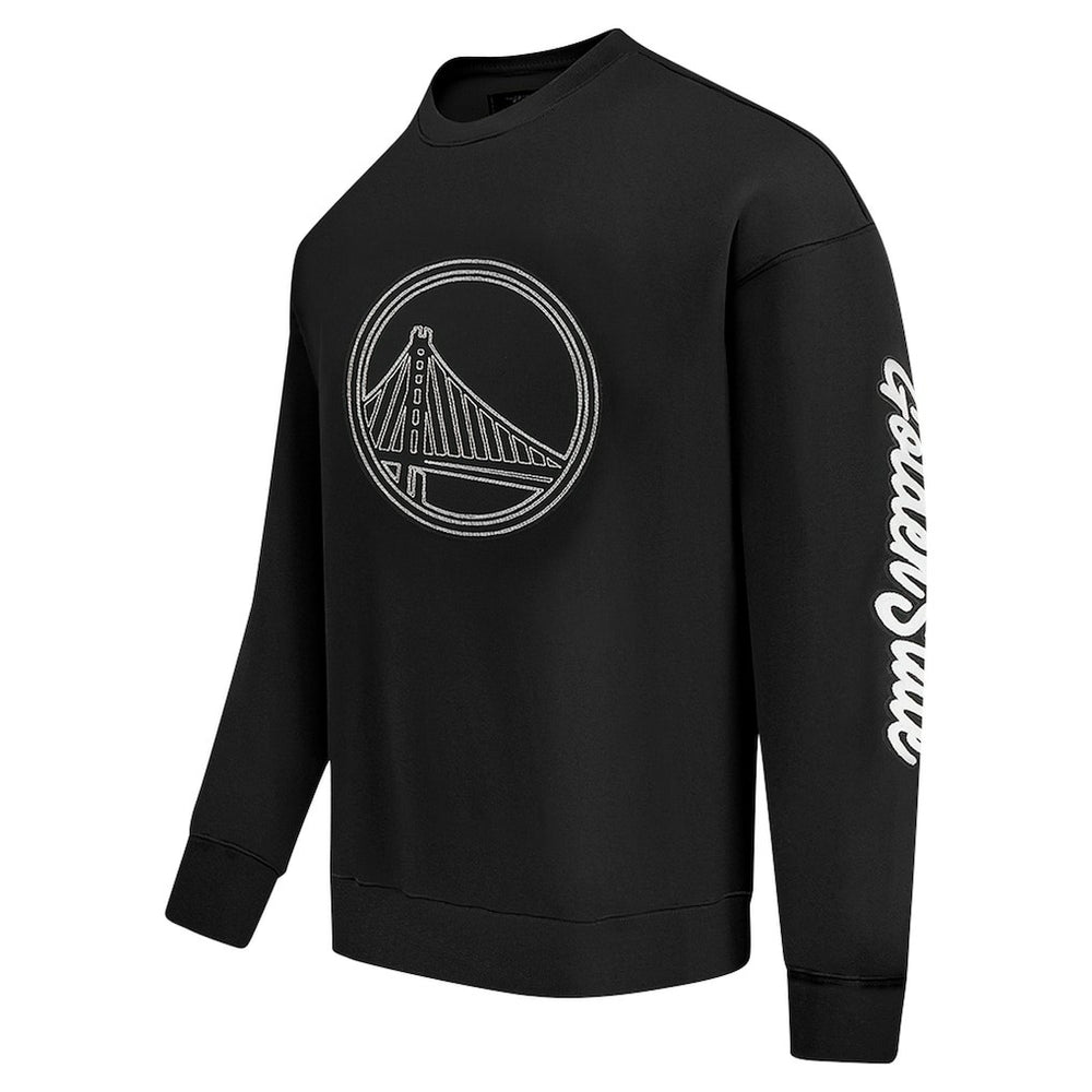 Golden State Warriors Pro Standard Paint the City Drop Shoulder Sweatshirt sale - Black outlet