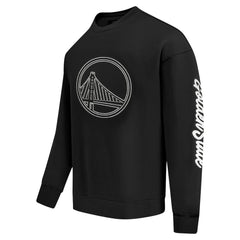 Golden State Warriors Pro Standard Paint the City Drop Shoulder Sweatshirt sale - Black outlet