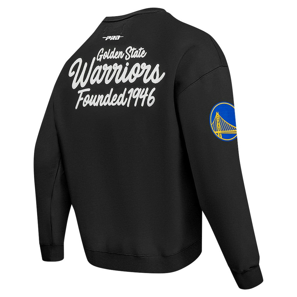 Golden State Warriors Pro Standard Paint the City Drop Shoulder Sweatshirt sale - Black outlet