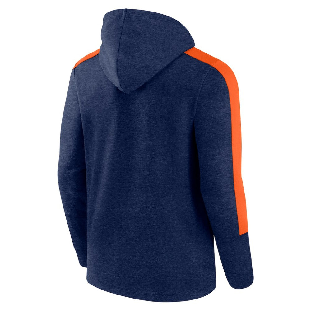 Houston Astros Gains Fleece Full-Zip Hoodie Heather Navy