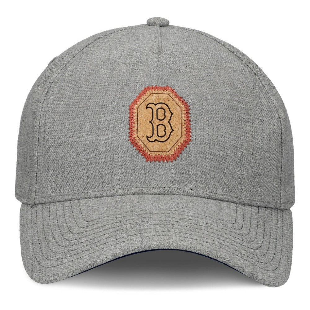 Boston Red Sox Signature Elements Cork Patch A-Frame Adjustable Hat Gray