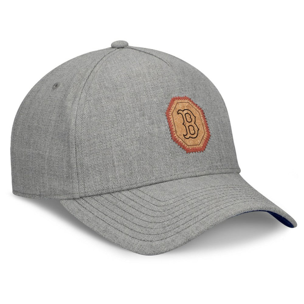 Boston Red Sox Signature Elements Cork Patch A-Frame Adjustable Hat Gray