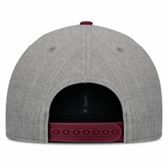 Los Angeles Angels Elements Felt Chainstitch Snapback Hat Gray/Maroon