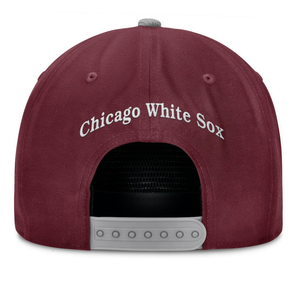 Chicago White Sox Front Office Snapback Hat Wine