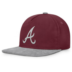 Atlanta Braves Front Office Snapback Hat Wine