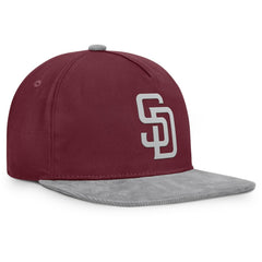 San Diego Padres Front Office Snapback Hat Wine