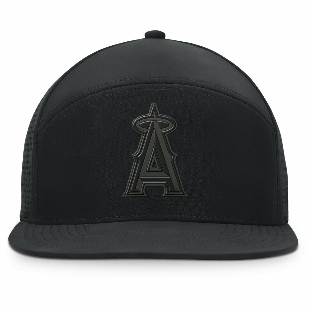 Los Angeles Angels Horizon Snapback Hat Black