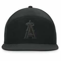Los Angeles Angels Horizon Snapback Hat Black