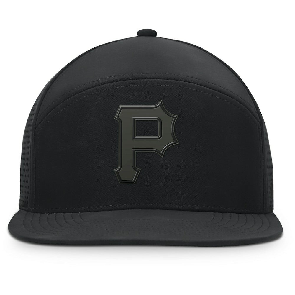 Pittsburgh Pirates Horizon Snapback Hat Black