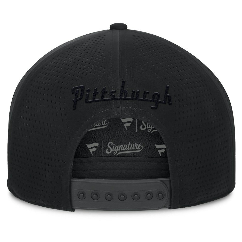 Pittsburgh Pirates Horizon Snapback Hat Black