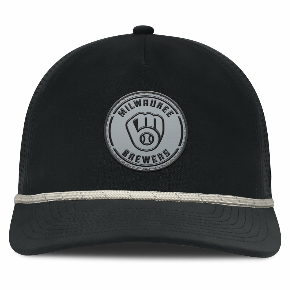 Milwaukee Brewers Signature A-Frame Adjustable Hat Black