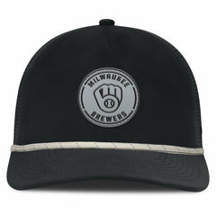 Milwaukee Brewers Signature A-Frame Adjustable Hat Black