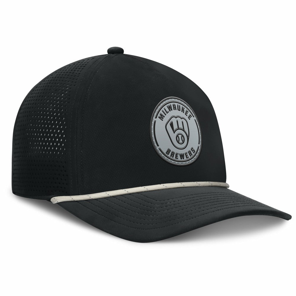 Milwaukee Brewers Signature A-Frame Adjustable Hat Black