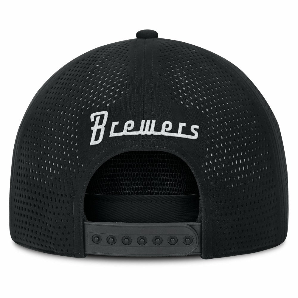 Milwaukee Brewers Signature A-Frame Adjustable Hat Black