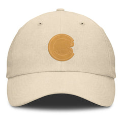 Chicago Cubs Front Office Leather Patch Adjustable Hat Cream