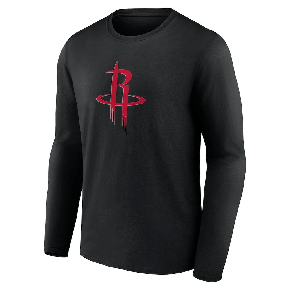 Houston Rockets Primary Logo Long Sleeve T-Shirt - Black online