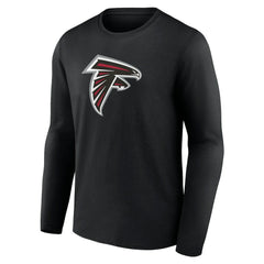 Atlanta Falcons Primary Logo Long Sleeve T-Shirt - Black online