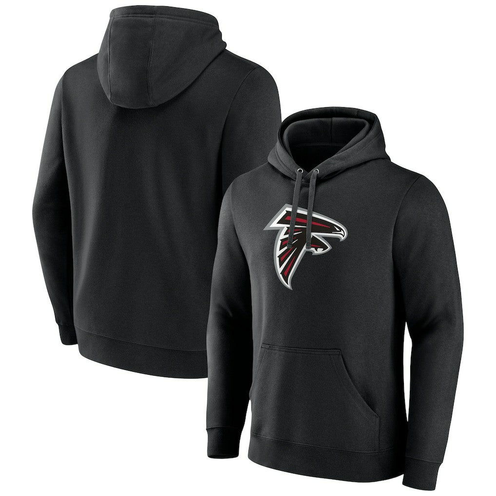 Atlanta Falcons Primary Logo Pullover Hoodie - Black on sale