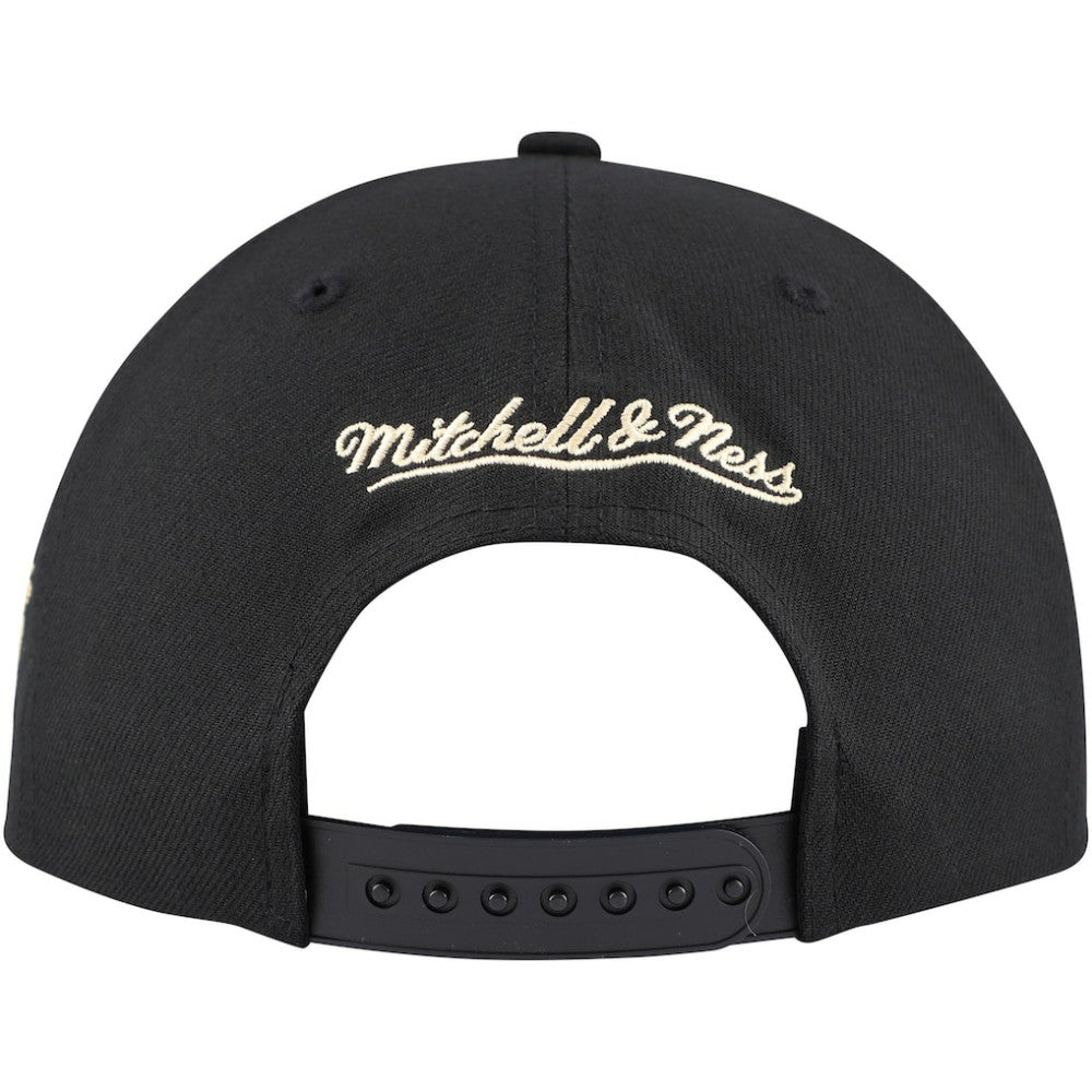 Minnesota Wild Mitchell & Ness Core Team Script 2.0 Snapback Hat - Black Hats