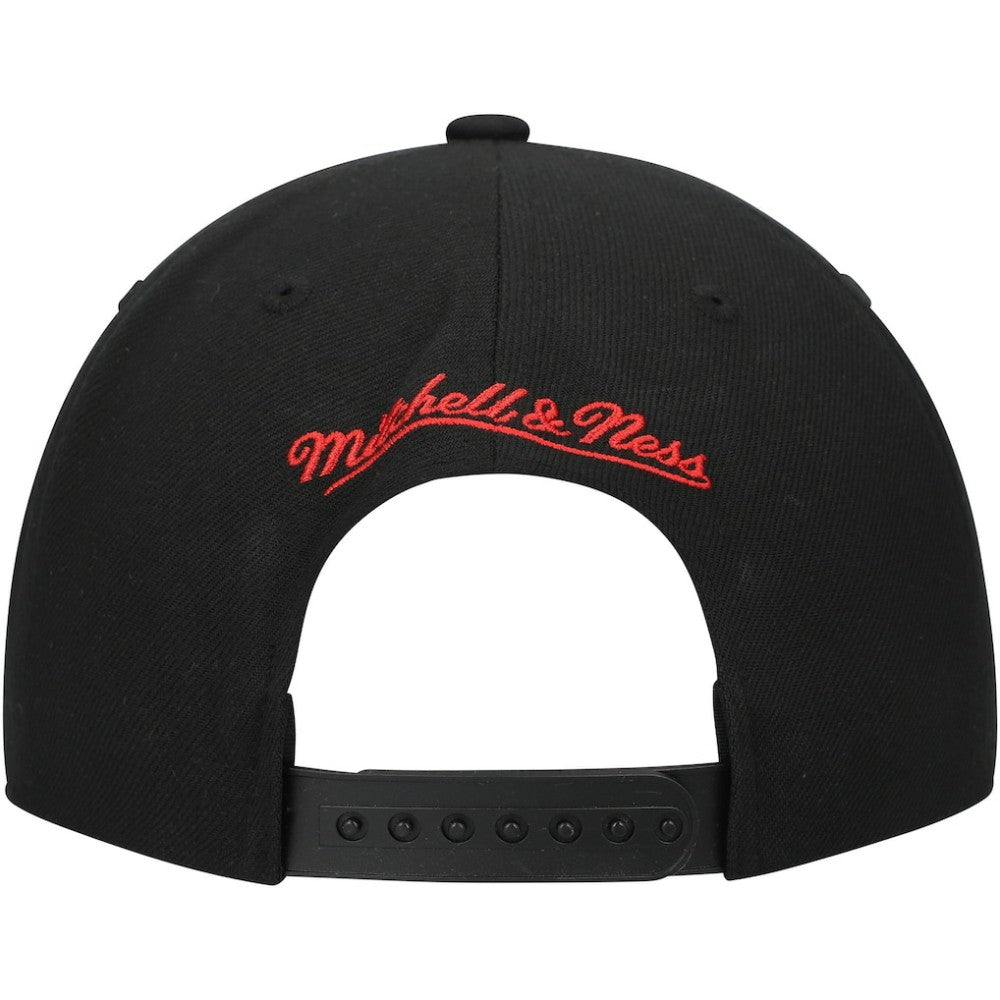 New York Rangers Mitchell & Ness Core Team Script 2.0 Snapback Hat - Black Hats