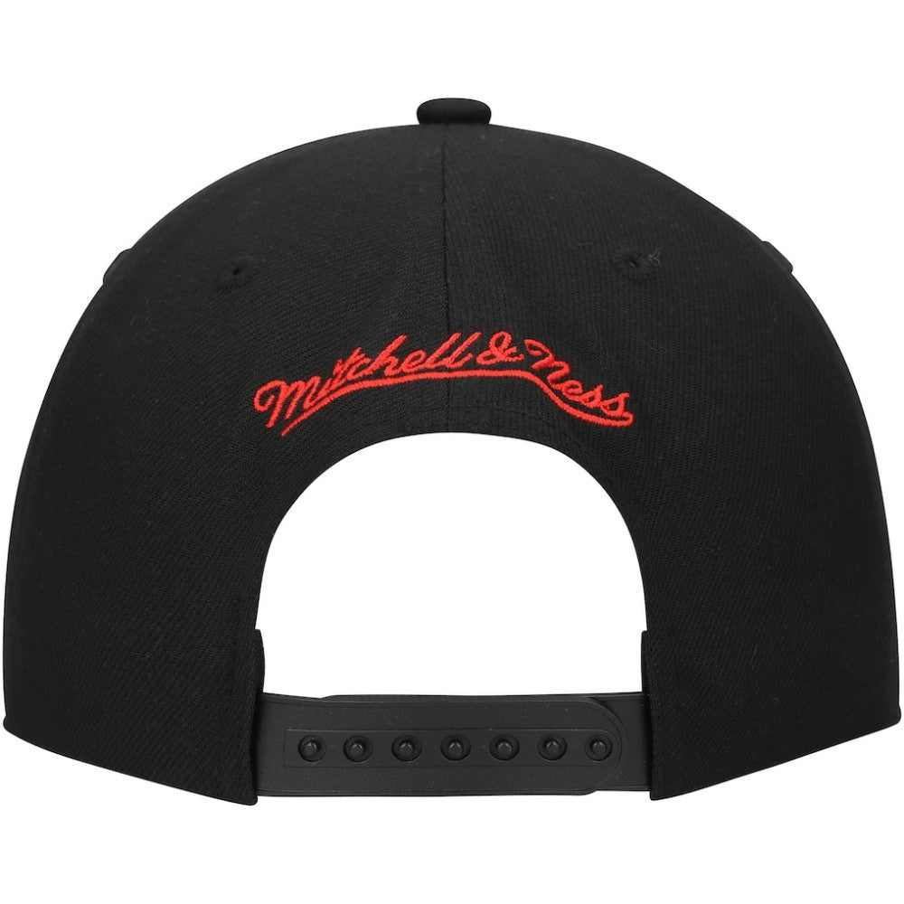 Washington Capitals Mitchell & Ness Core Team Script 2.0 Snapback Hat - Black Hats