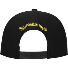 Boston Bruins Mitchell & Ness Core Team Script 2.0 Snapback Hat - Black Hats