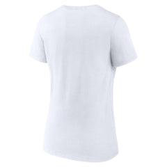 Detroit Lions Women's Primary Logo V-Neck T-Shirt - White on sale
