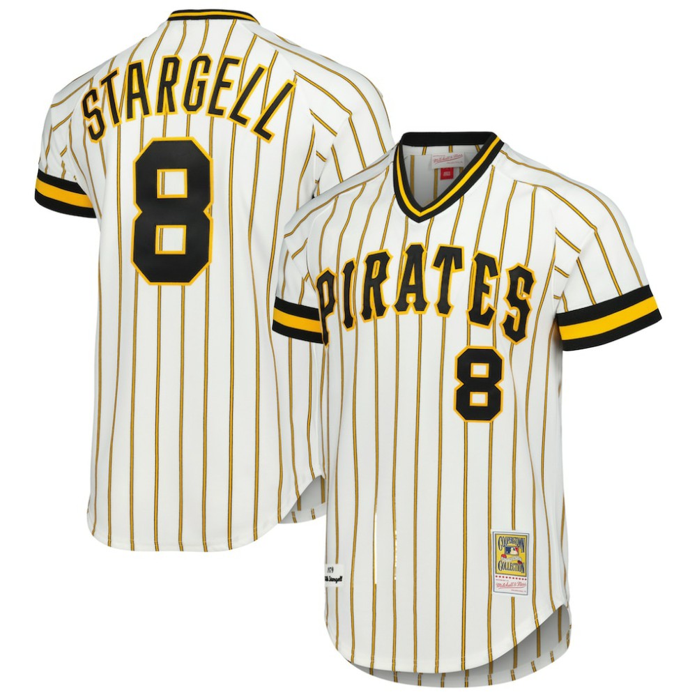 Willie Stargell Pittsburgh Pirates Cooperstown Collection 1979 Authentic Jersey White