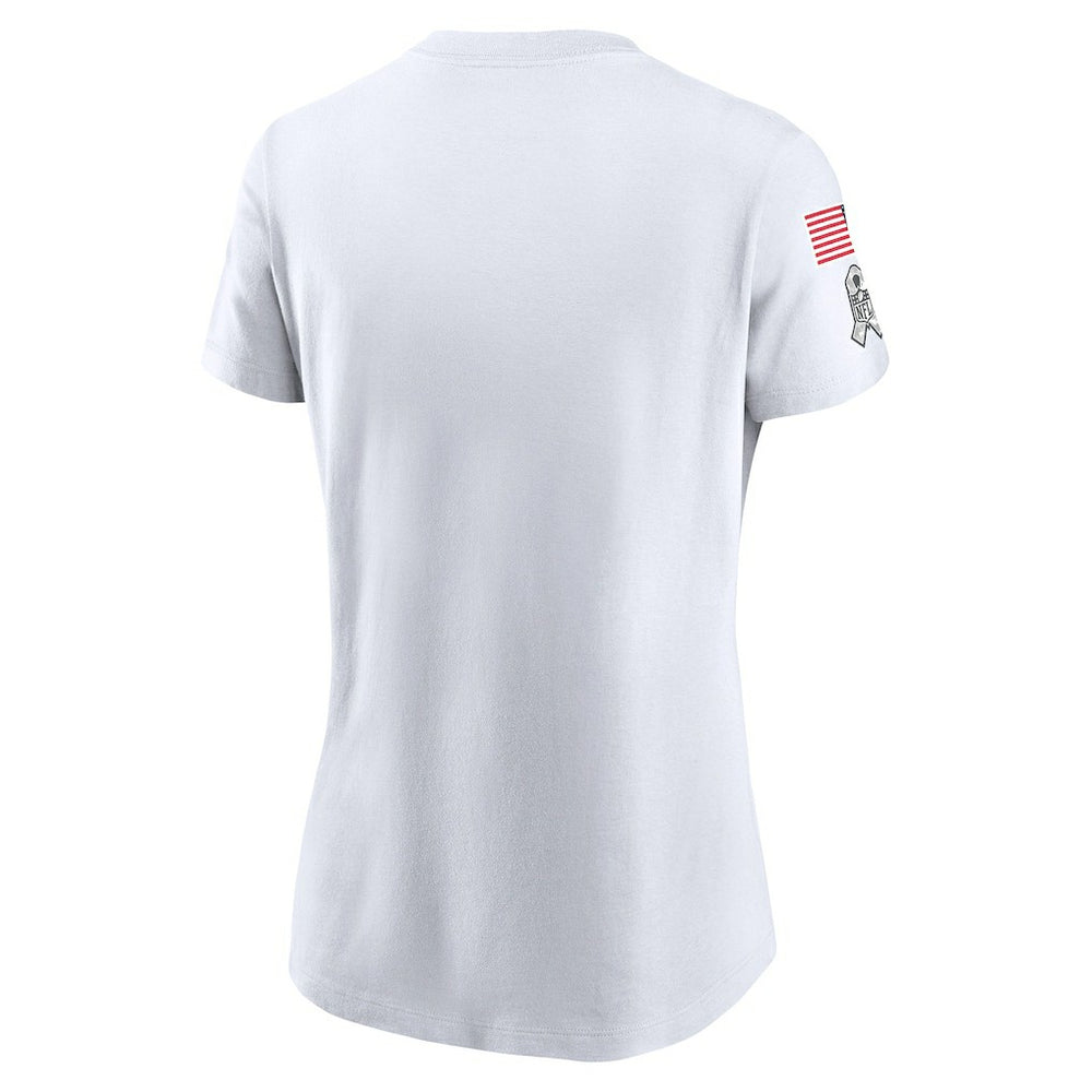 Las Vegas Raiders Women's 2024 Salute To Service Legend Performance T-Shirt - White outlet