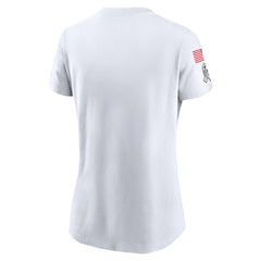 Las Vegas Raiders Women's 2024 Salute To Service Legend Performance T-Shirt - White outlet