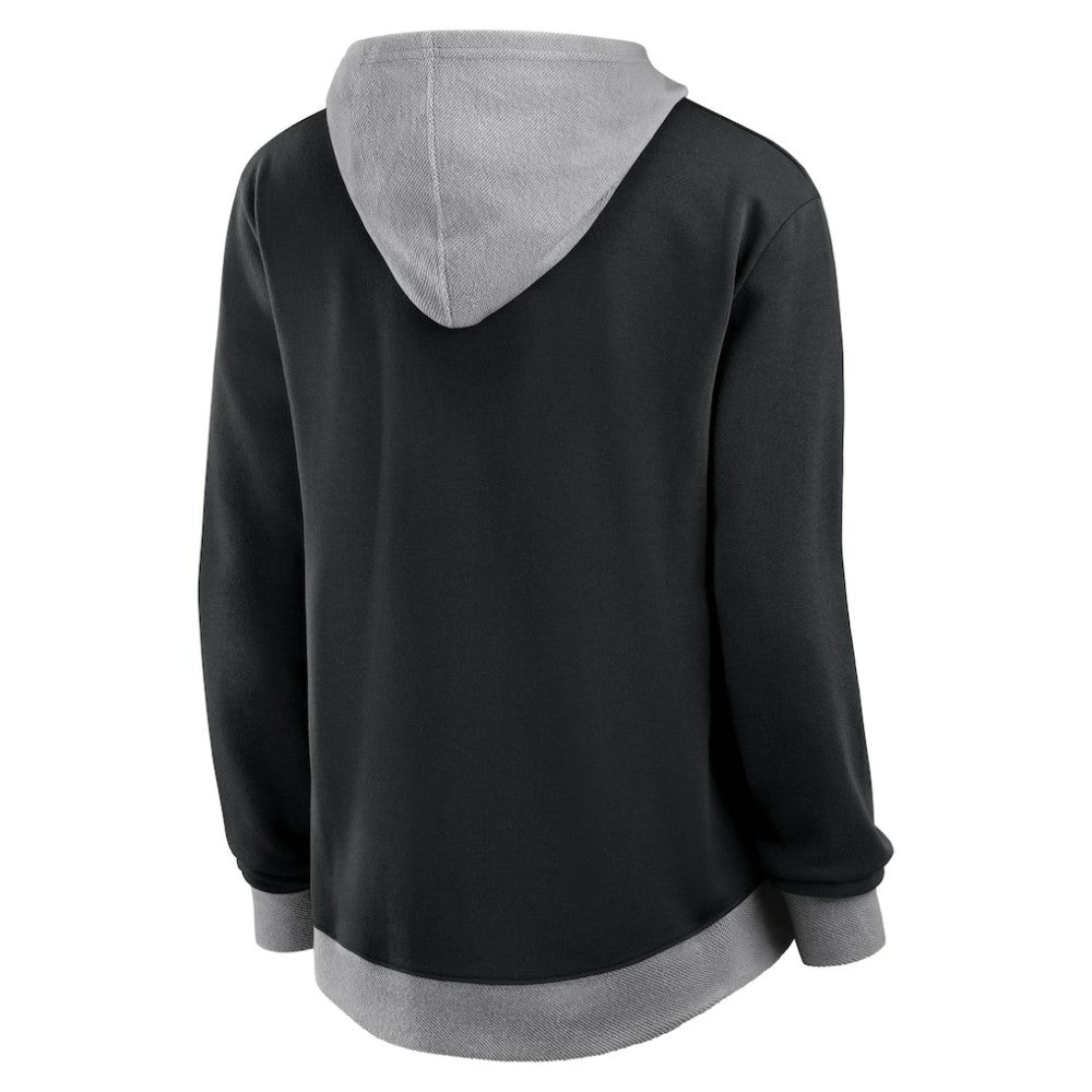 Baltimore Orioles Women's Hit It French Terry Full-Zip Hoodie Black