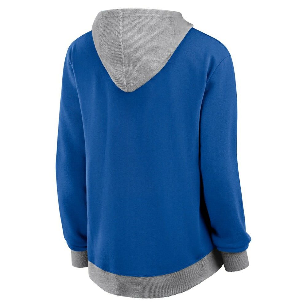 Chicago Cubs Women's Hit It French Terry Full-Zip Hoodie Royal