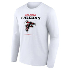 Atlanta Falcons Team Lockup Long Sleeve T-Shirt - White online