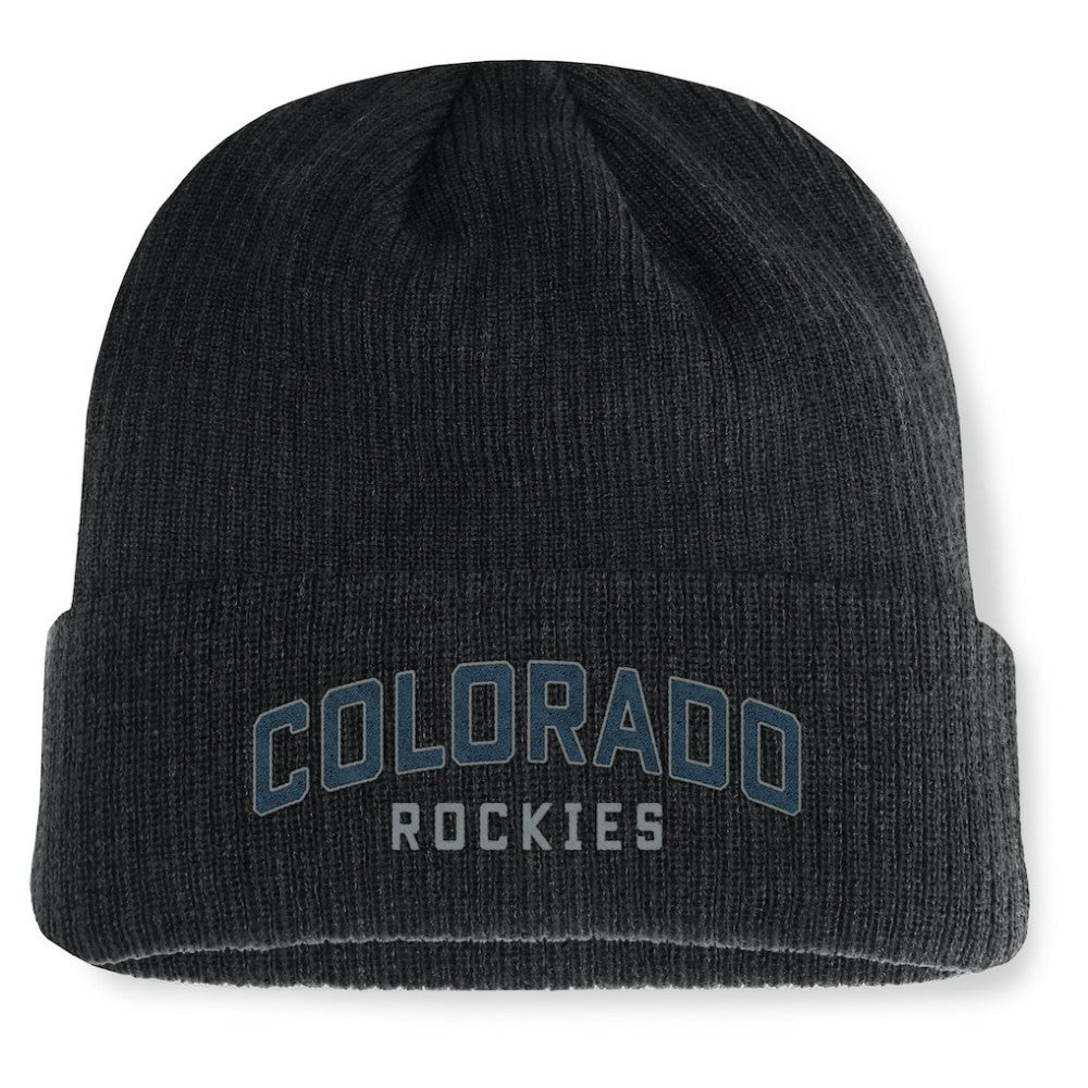 Colorado Rockies Andee Cuffed Knit Hat Black