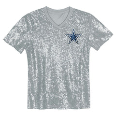 CeeDee Lamb Dallas Cowboys Girls Youth Sequin V-Neck Fashion Jersey - Silver online