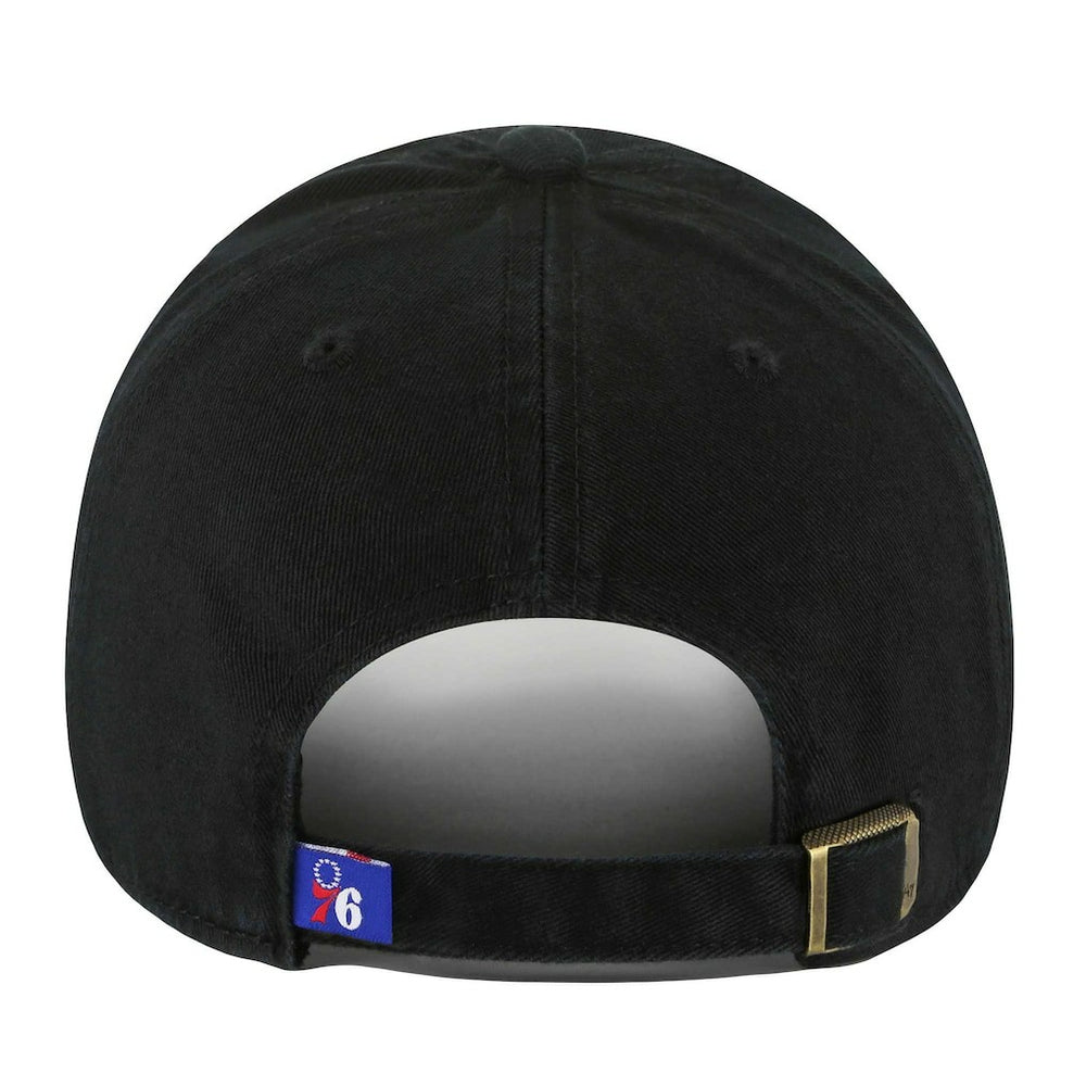 Philadelphia 76ers '47 Core Logo Clean Up Adjustable Hat - Black shop