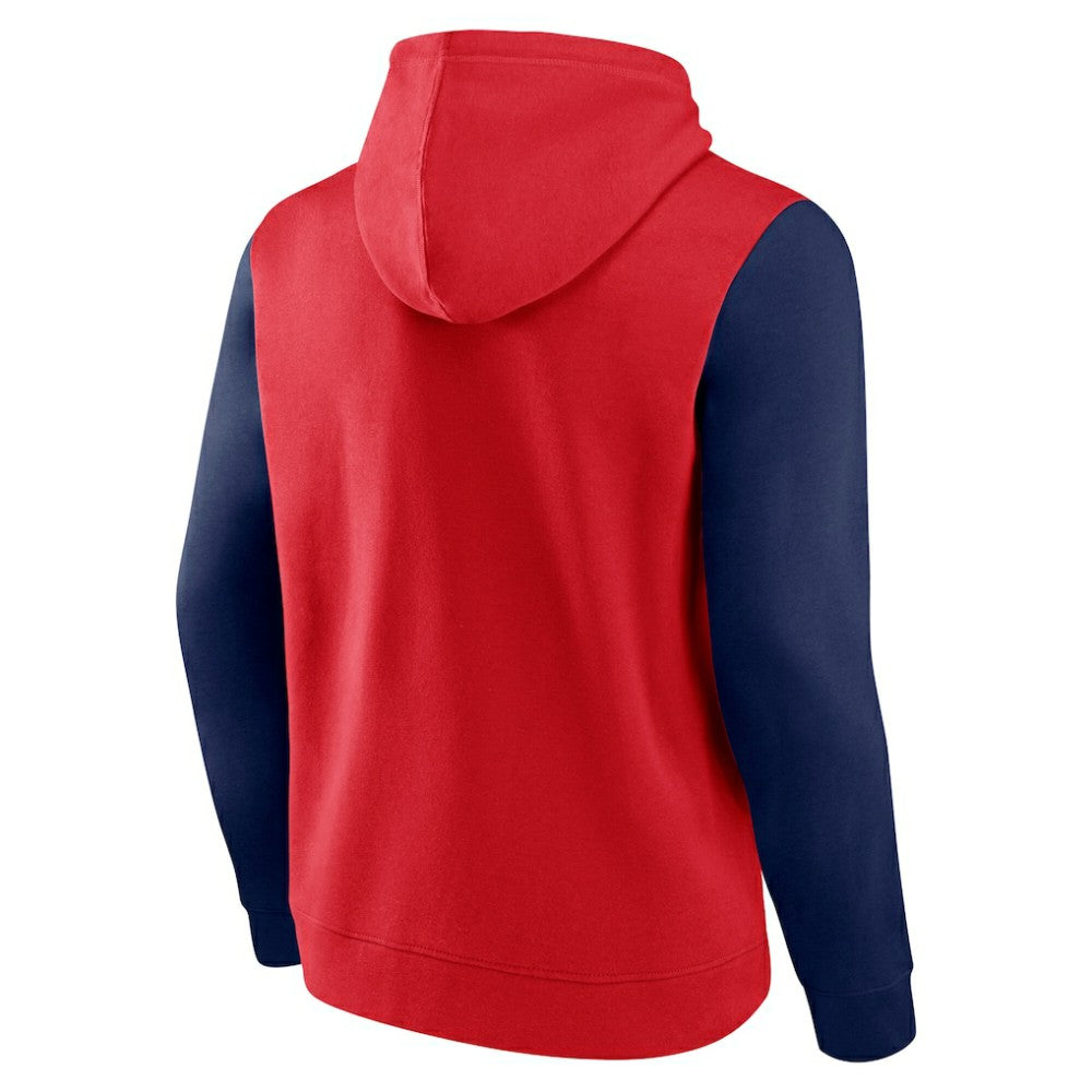 Florida Panthers Logo Athletic Deliver Fleece Pullover Hoodie - Red Hoodies