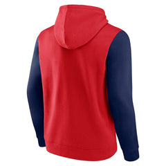Florida Panthers Logo Athletic Deliver Fleece Pullover Hoodie - Red Hoodies