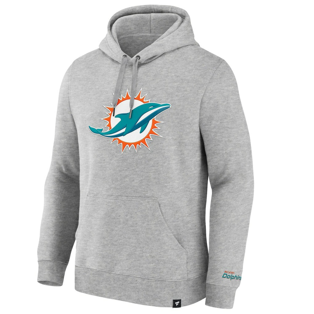 Miami Dolphins Legacy Fleece Pullover Hoodie - Heather Gray cheap