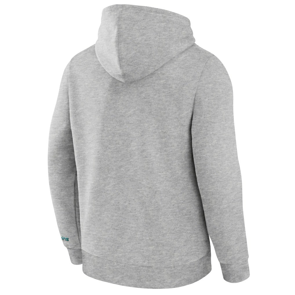 Miami Dolphins Legacy Fleece Pullover Hoodie - Heather Gray cheap