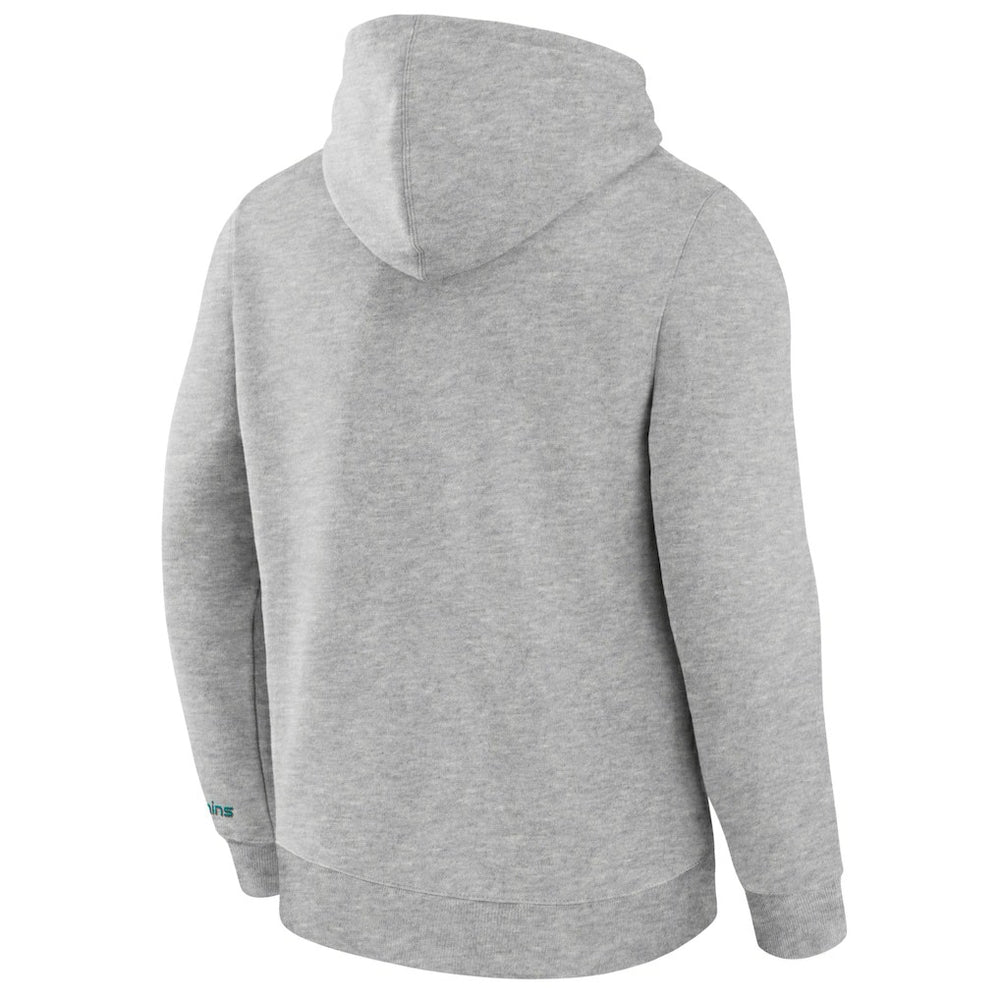 Miami Dolphins Legacy Fleece Pullover Hoodie - Heather Gray cheap