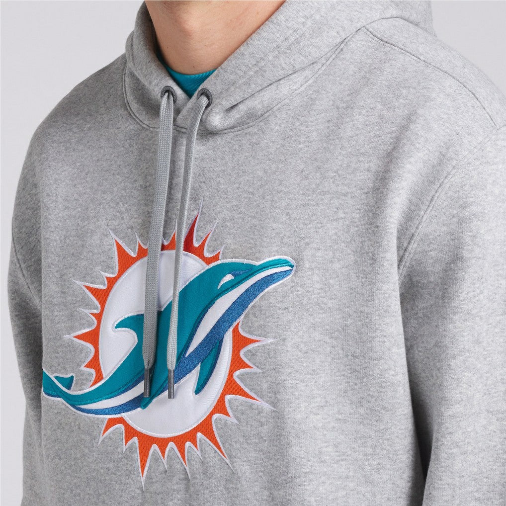 Miami Dolphins Legacy Fleece Pullover Hoodie - Heather Gray cheap
