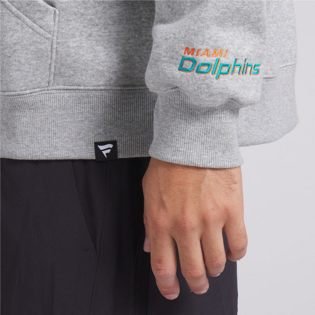 Miami Dolphins Legacy Fleece Pullover Hoodie - Heather Gray cheap