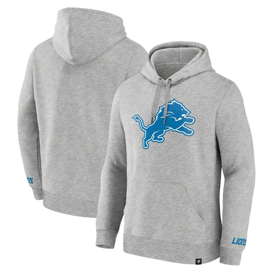 Detroit Lions Legacy Fleece Pullover Hoodie - Heather Gray on sale