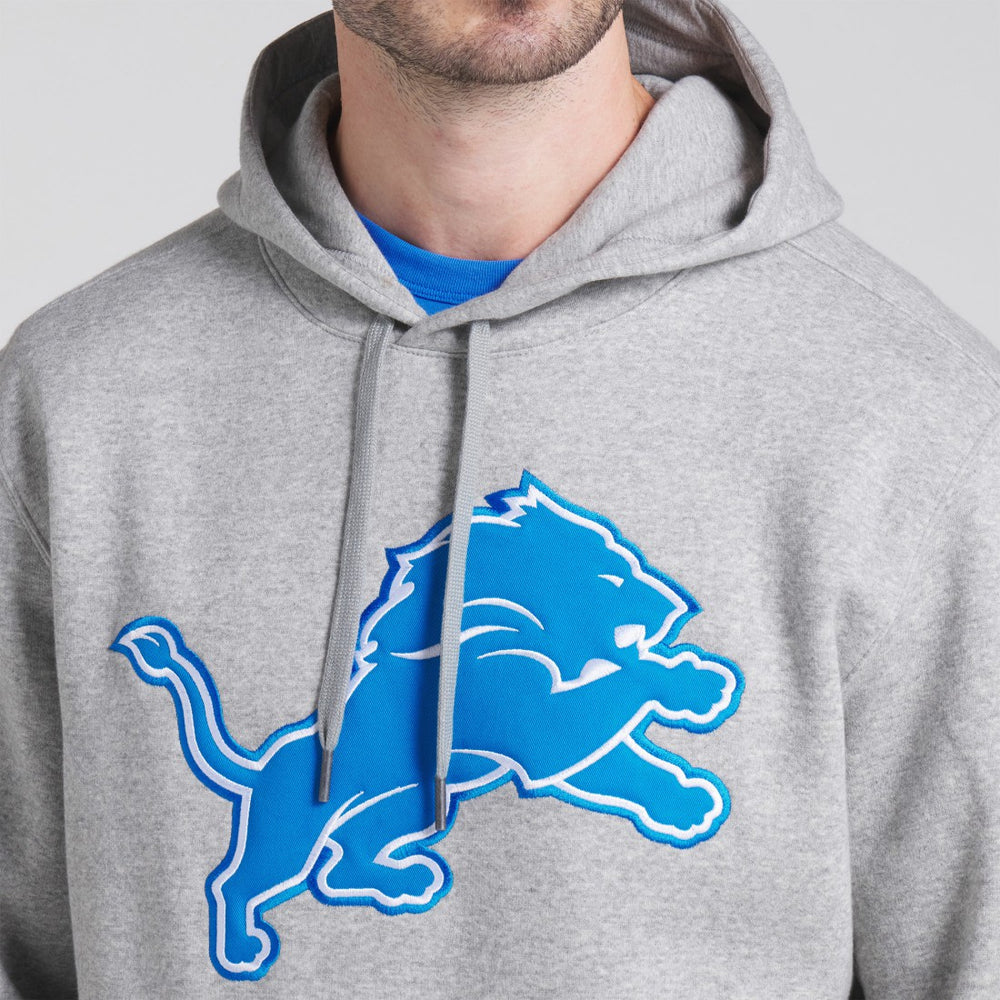 Detroit Lions Legacy Fleece Pullover Hoodie - Heather Gray on sale