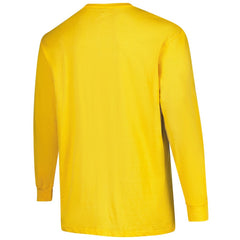 San Diego Padres Profile Big & Tall Two-Hit Long Sleeve T-Shirt Gold