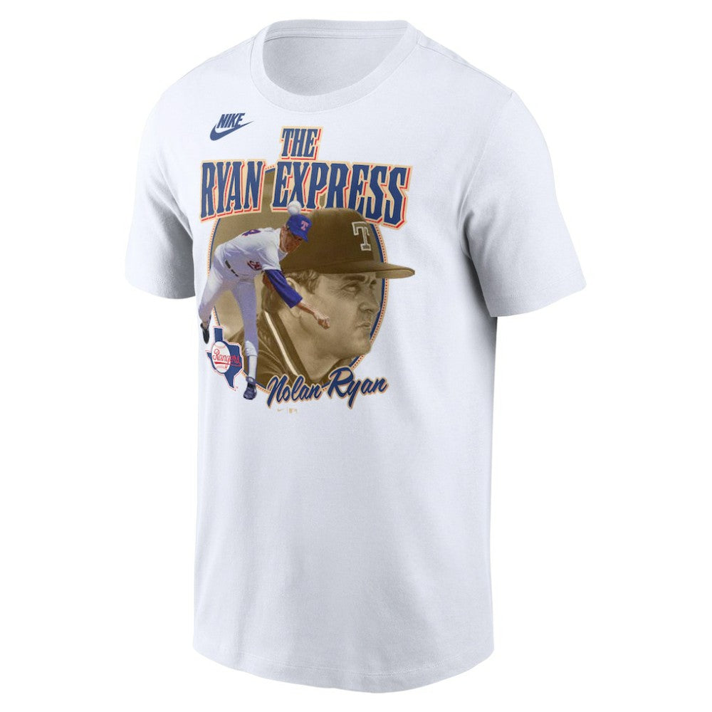 Nolan Ryan Texas Rangers Cooperstown Legends Graphic T-Shirt White
