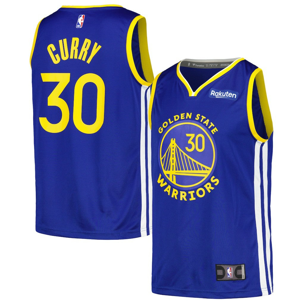 Stephen Curry Golden State Warriors Fast Break Player Badge Jersey sale - Royal online